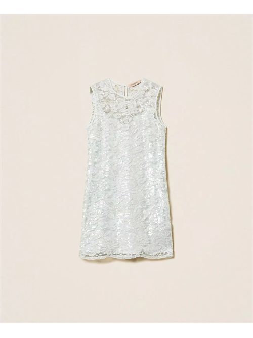 Abito corto in pizzo con paillettes TWINSET | TP2631/13162